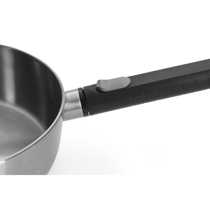 Woll, Logic Steel Hochrandpfanne, Ø 24 cm, 7 cm hoch, 2,7 Liter, mit abnehmbarem Stiel, Induktion