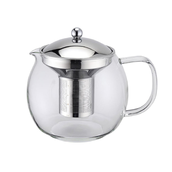 Teekanne Borosilikatglas mit Teefilter 1000 ml