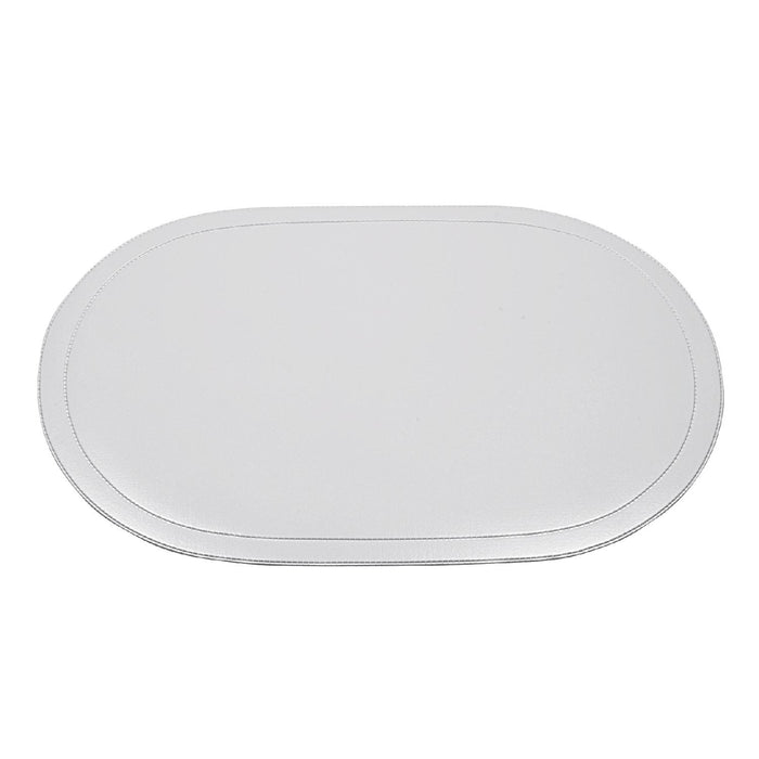 Tischset »Fun« oval, 45,5 x 29 cm, weiß