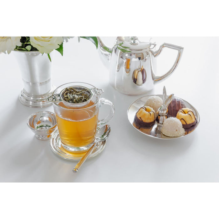 EDZARD Teesieb Assam mit Halter Ø 6 cm