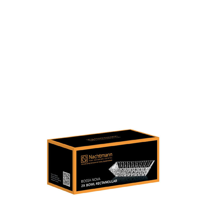 Schale rechteckig 17 cm Set/2