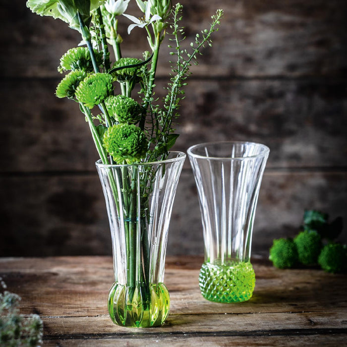 Nachtmann Spring Tischvasen lime, gemischte Designs, 2er-Set