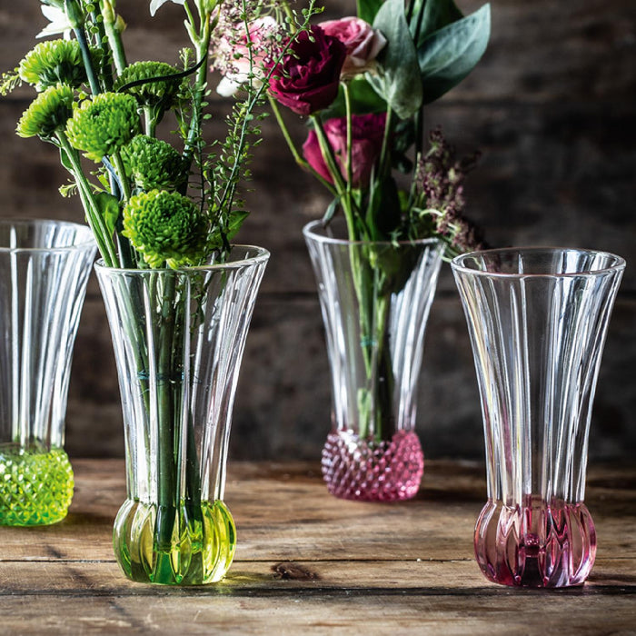 Nachtmann Spring Tischvasen lime, gemischte Designs, 2er-Set