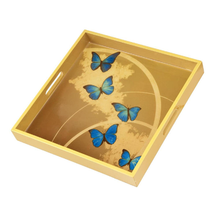 Blue Butterflies - Tablett
