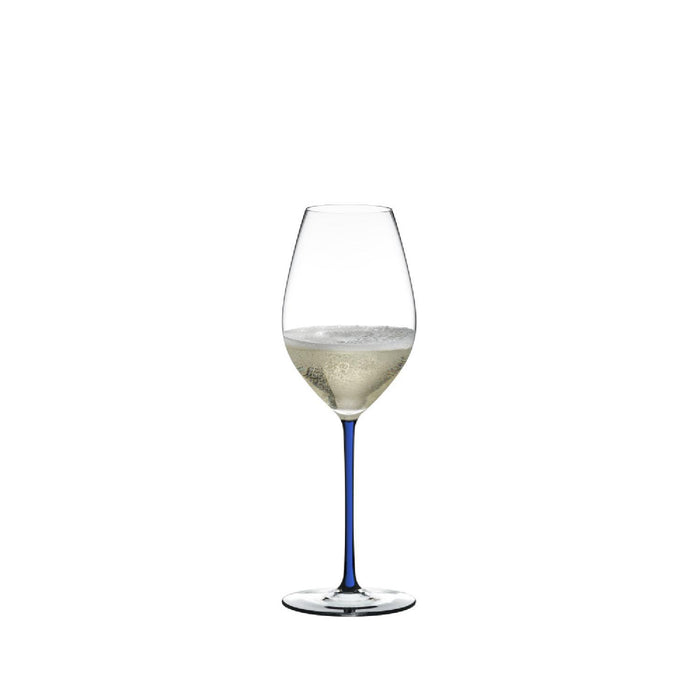 RIEDEL Fatto A Mano Champagner Weinglas - Dunkelblau