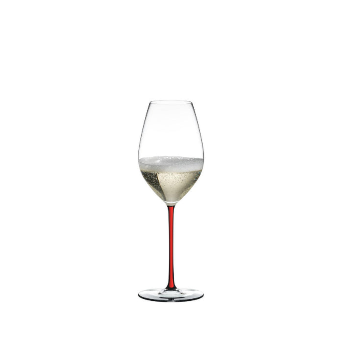 RIEDEL Fatto A Mano Champagner Weinglas - Rot