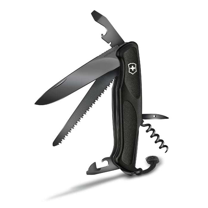 Victorinox Ranger 55 Grip Onyx Black, Schwarz