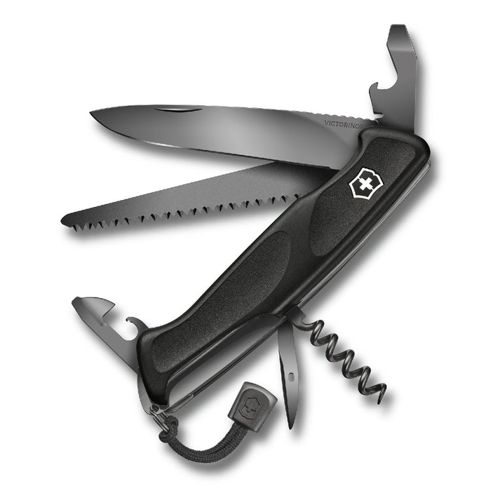 Victorinox Ranger 55 Grip Onyx Black, Schwarz