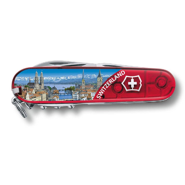 Victorinox Offm. Climber, rot transp. ZÜRICH