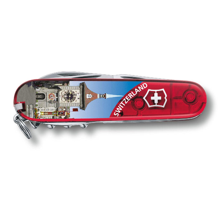 Victorinox Offm. Climber, rot transp. BERN