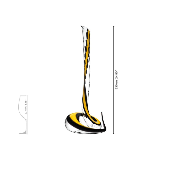 RIEDEL Cobra Magnum Dekanter - Gelb/Schwarz