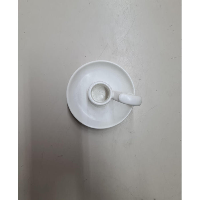 Kerzenhalter ø10xH5,5cm weiß