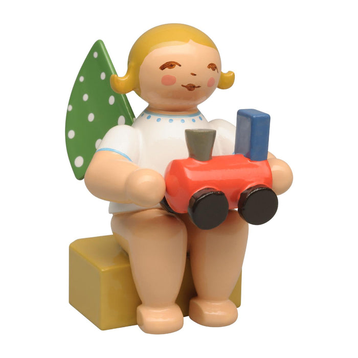 Wendt & Kühn Kalenderfigur 2026, Engel mit Lok