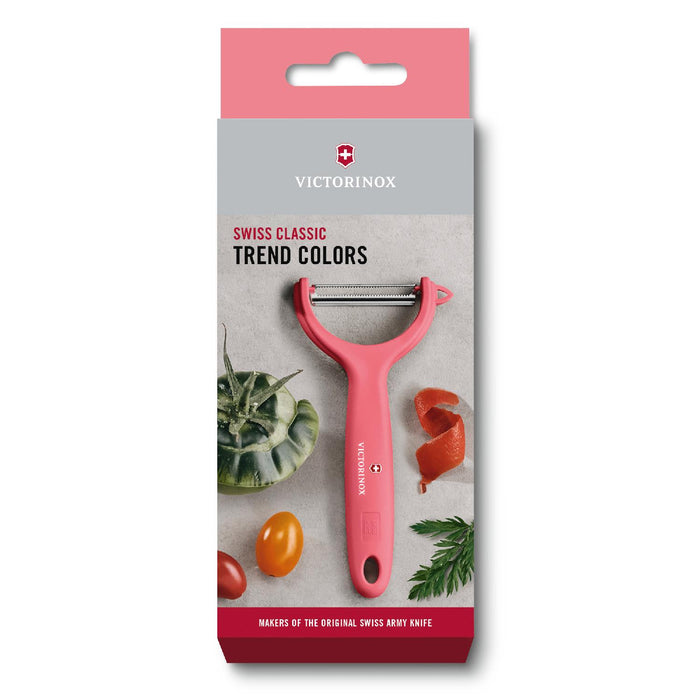Victorinox Tomaten-/Kiwischäler mit rostfreier Zackenschliffklinge, hellrot
