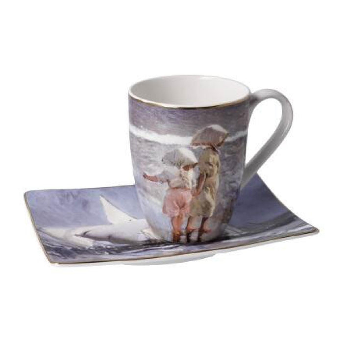 Goebel Joaquin Sorolla  - "Schwestern am Strand" - Künstlertasse