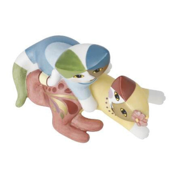 Goebel Colours of Paradise Rosina Wachtmeister - Minikatzen Cara e Elio - Figur
