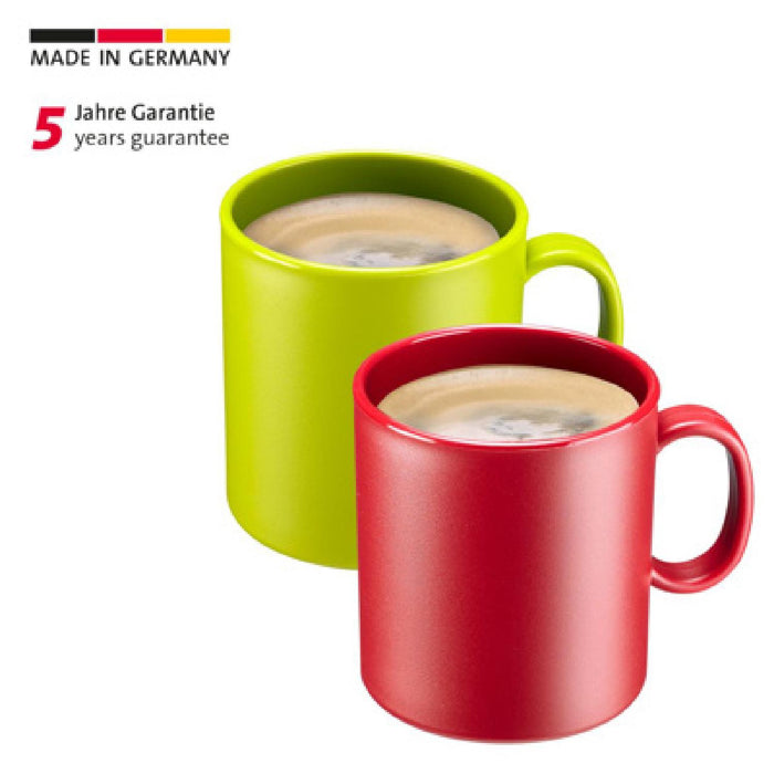 Westmark Kunststoff-Tasse Becher Camping-Geschirr 1 Stück , farblich sortiert