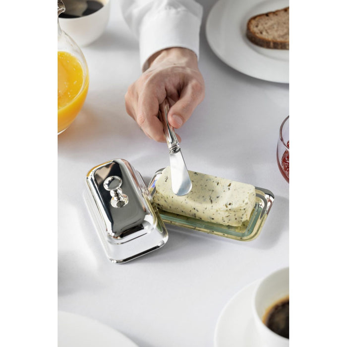 EDZARD Butterdose Mary m. Messer 8x13 cm