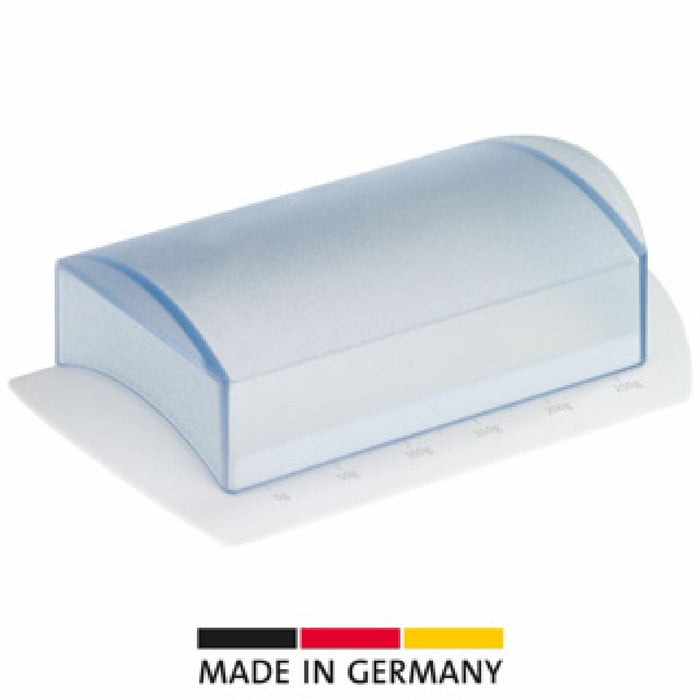 Tischbutterdose mit Skala