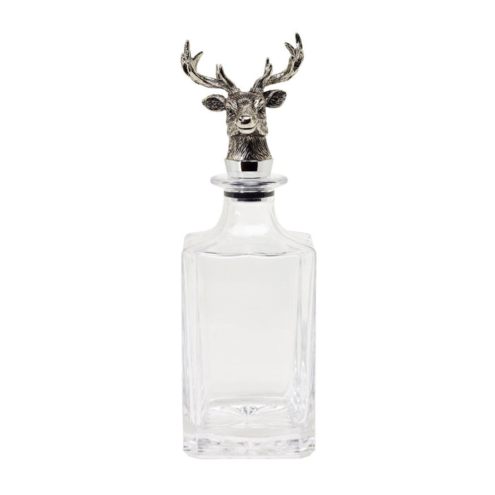 EDZARD Glas Karaffe Hirsch 0,75 Liter H 28 cm