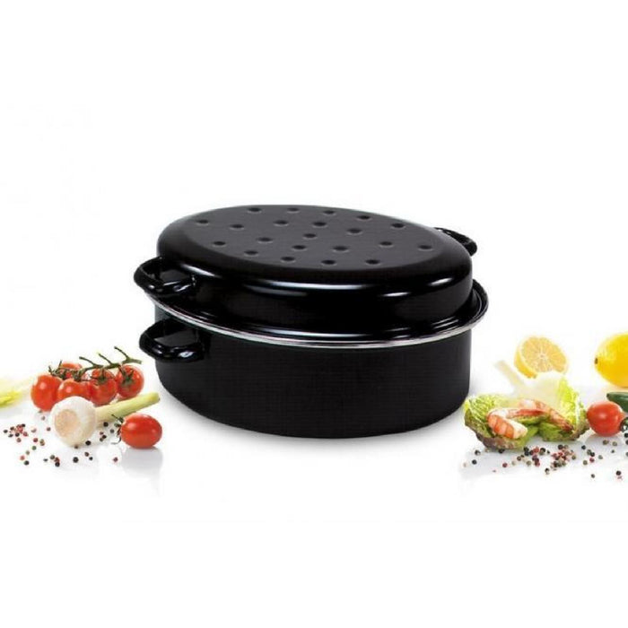 Gänsebräter schwarz matt 34cm