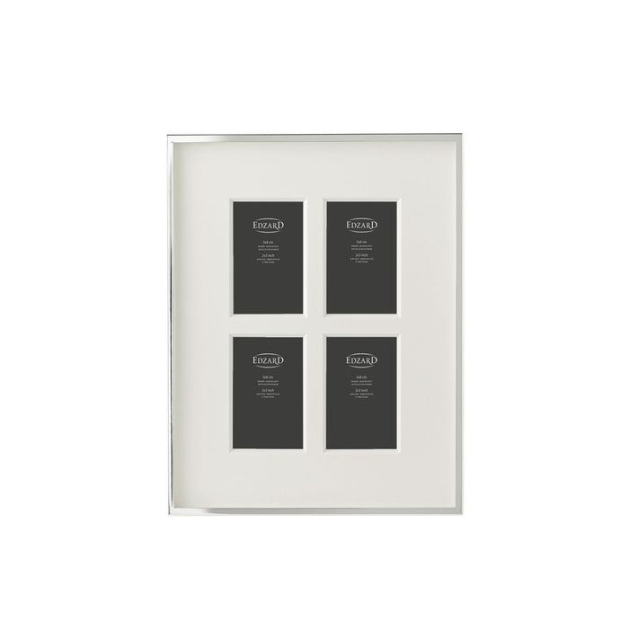 EDZARD Fotorahmen Napoli, 4x 5x8 cm