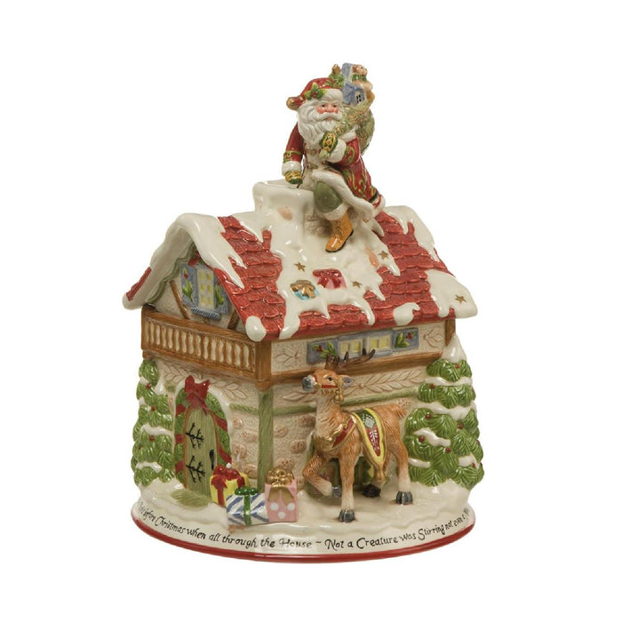 Goebel Fitz & Floyd Christmas Collection Haus - Dose