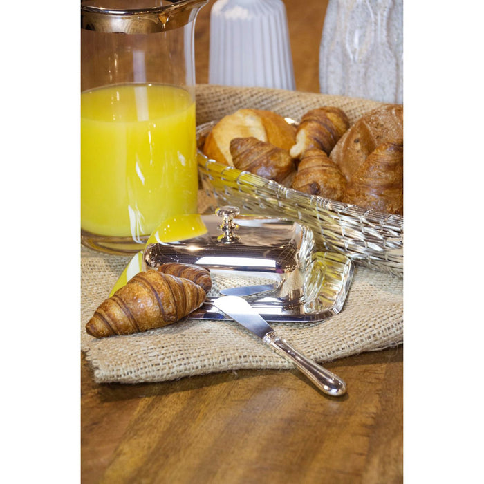 EDZARD Butterdose Mista m. Messer L 18 cm