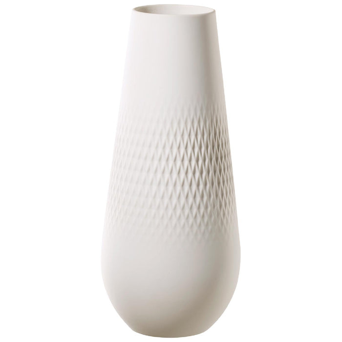 Villeroy & Boch Manufacture Collier blanc Vase Carré hoch