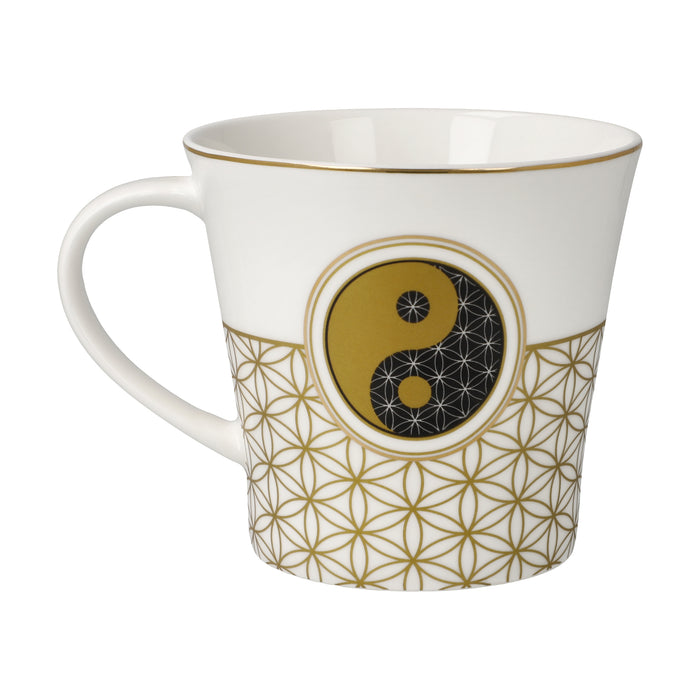 Goebel Blume des Lebens weiß Coffee-/Tea Mug