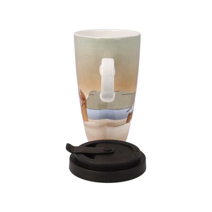 Goebel Sunset Mood Künstlertasse mit Deckel