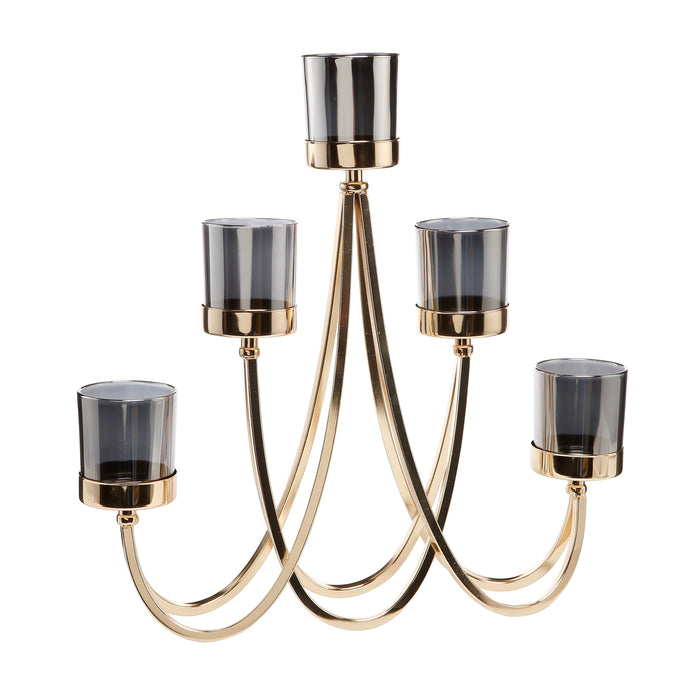 Goebel Kerzenleuchter gold Kerzenhalter