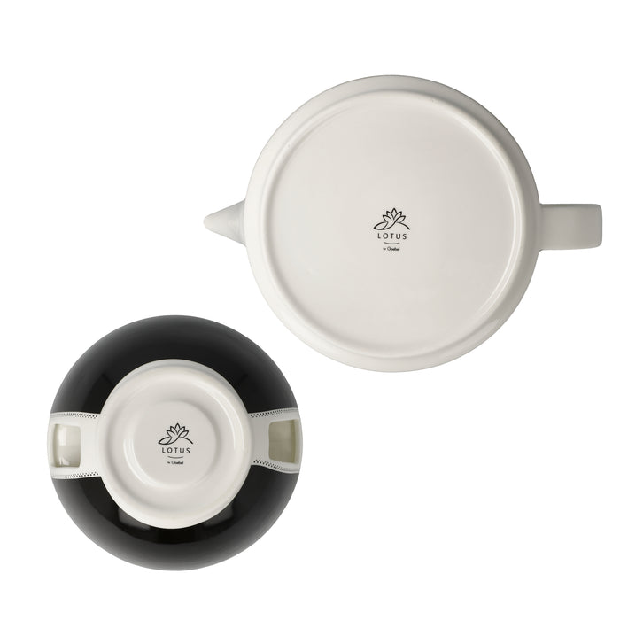 Goebel Blume des Lebens Teekanne mit Stövchen