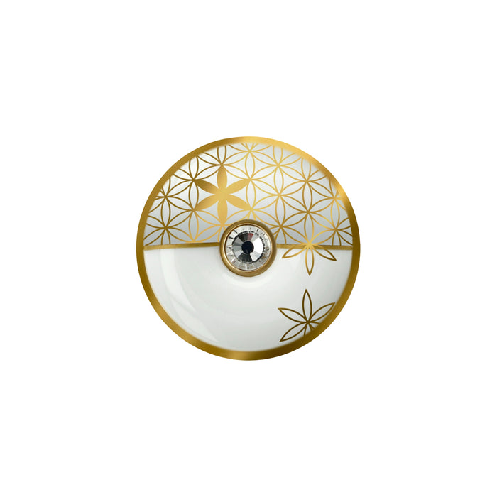 Goebel Blume des Lebens Weiß Brosche