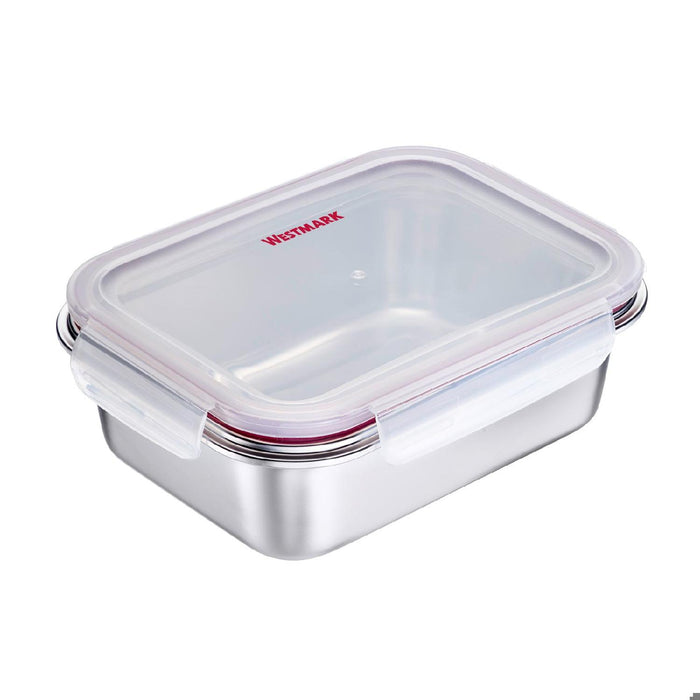 Westmark Edelstahl Lunch Box/ Frischhaltedose, 1300 ml