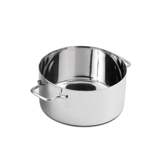 Weis Mini-Topf mit Deckel 550 ml, Edelstahl, Silber, 13 cm — Haushaltwaren HOH