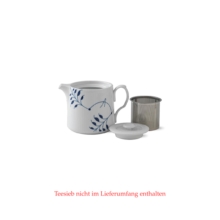 Royal Copenhagen Blue Fluted Mega Teekanne 75cl