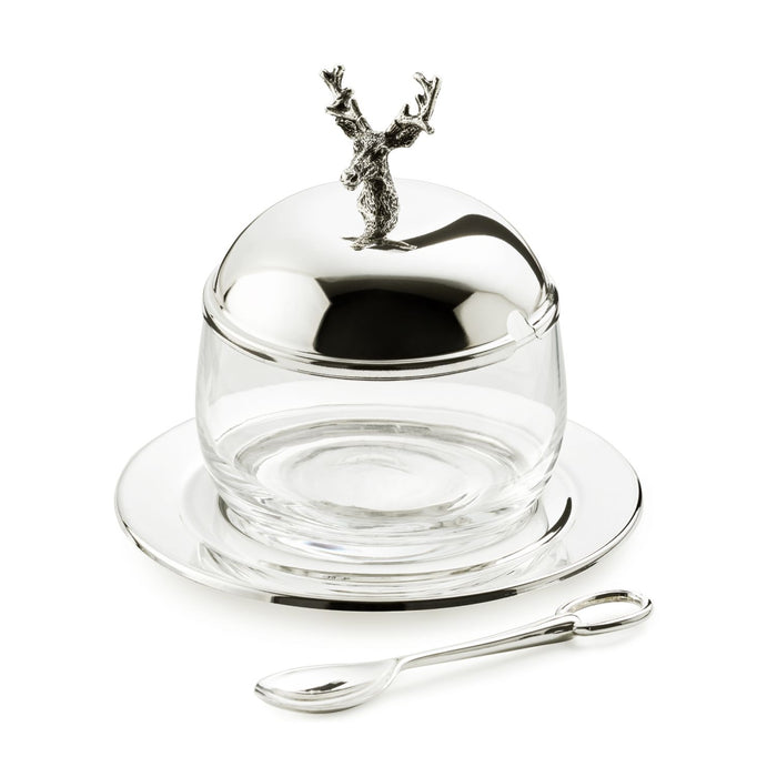 EDZARD Marmeladenglas Hirsch H 11 cm