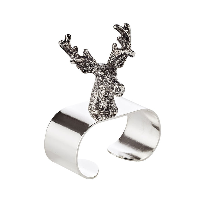 EDZARD Serviettenring Hirsch 4er Satz L 5 cm