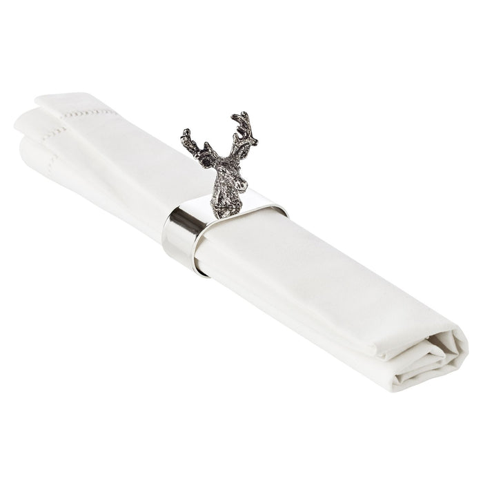 EDZARD Serviettenring Hirsch 2er Satz L 5 cm