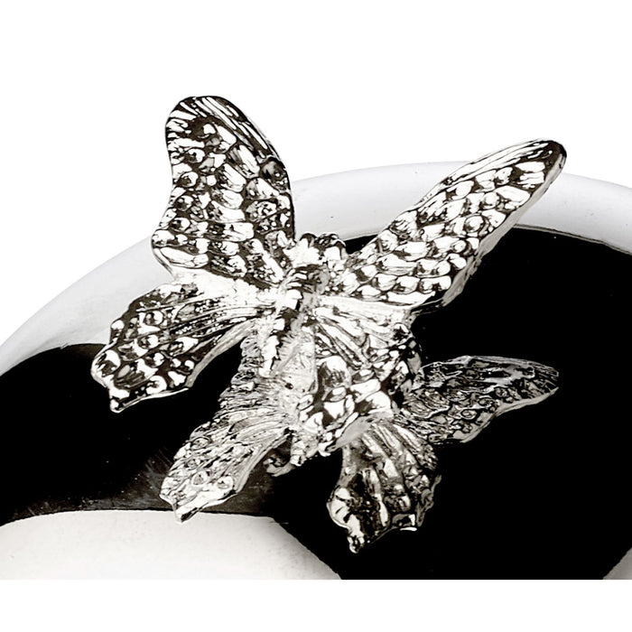 EDZARD Butterglas mit Schmetterling Ø 14 cm