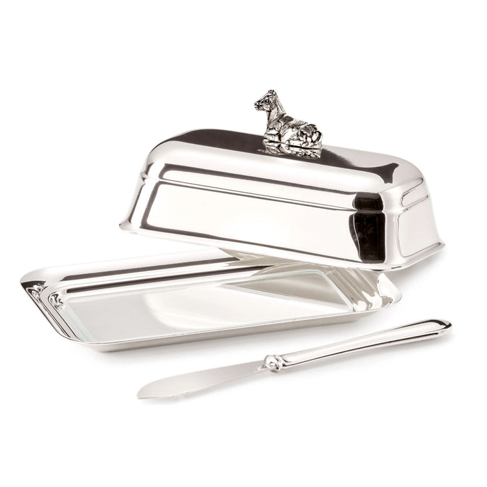 EDZARD Butterd. Kuh mit Messer L 18 cm