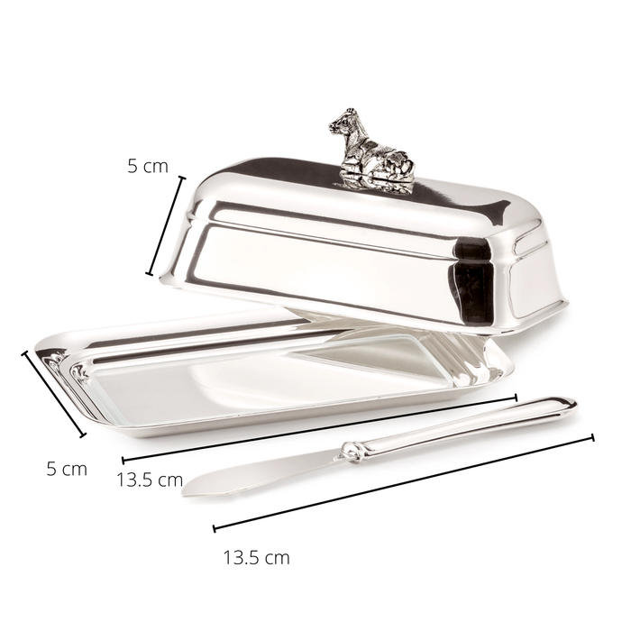 EDZARD Butterd. Kuh mit Messer L 18 cm