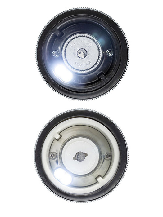 PEUGEOT Line Sense Duo, elektrisch, u´Select, 20 cm, Pfeffermühle, carbon u. Salzmühle, aluminium, wiederaufladbar