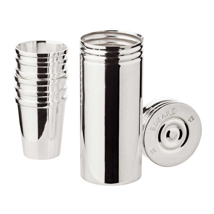 EDZARD Schnapsbecherset 6teilig mit Box Moya H 5 cm