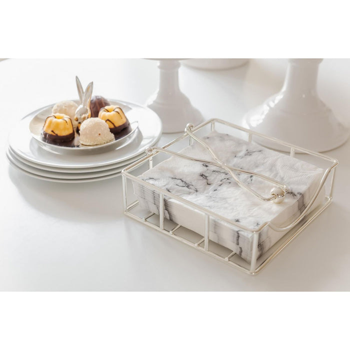 EDZARD Serviettenhalter Atlas 19x19 cm