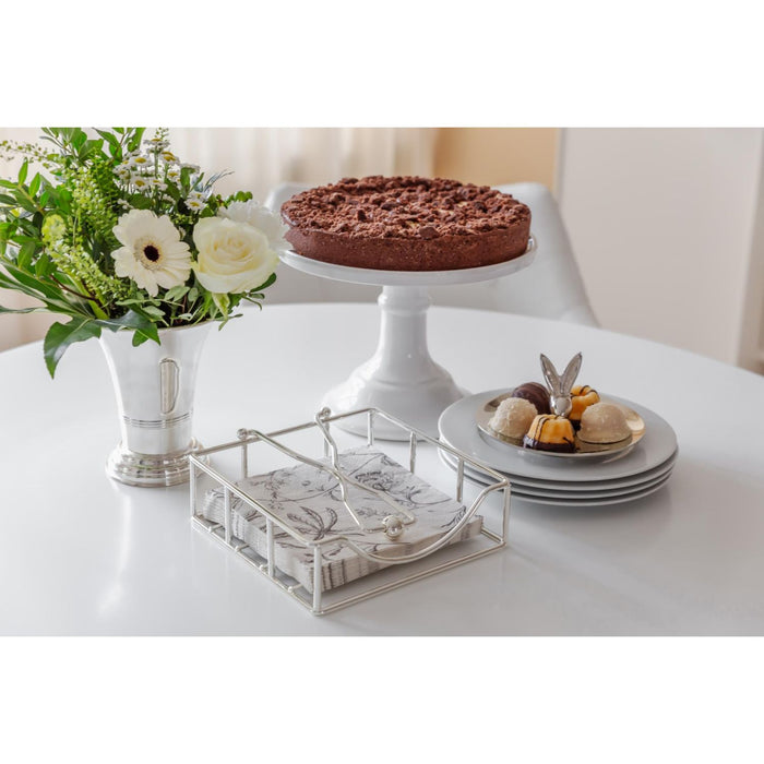 EDZARD Serviettenhalter Atlas 19x19 cm