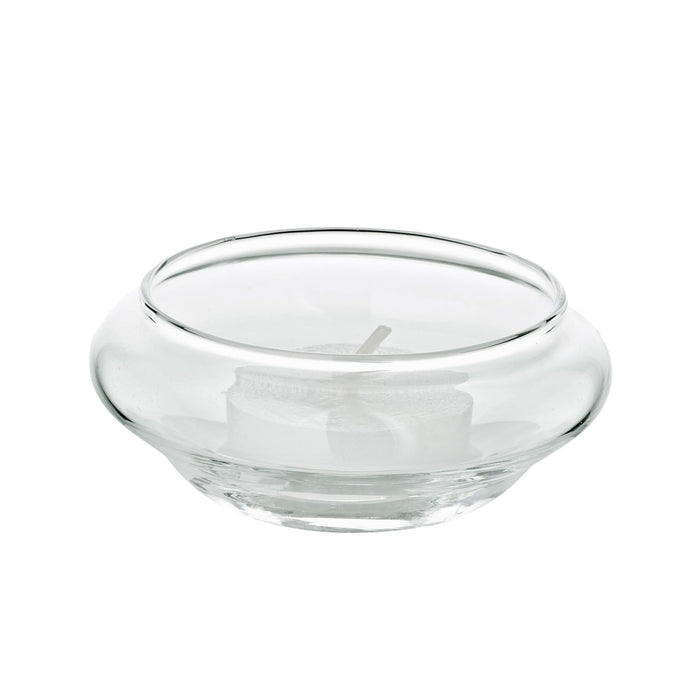 EDZARD Schwimm-Teelichthalter Iris 4er Satz H 4 cm