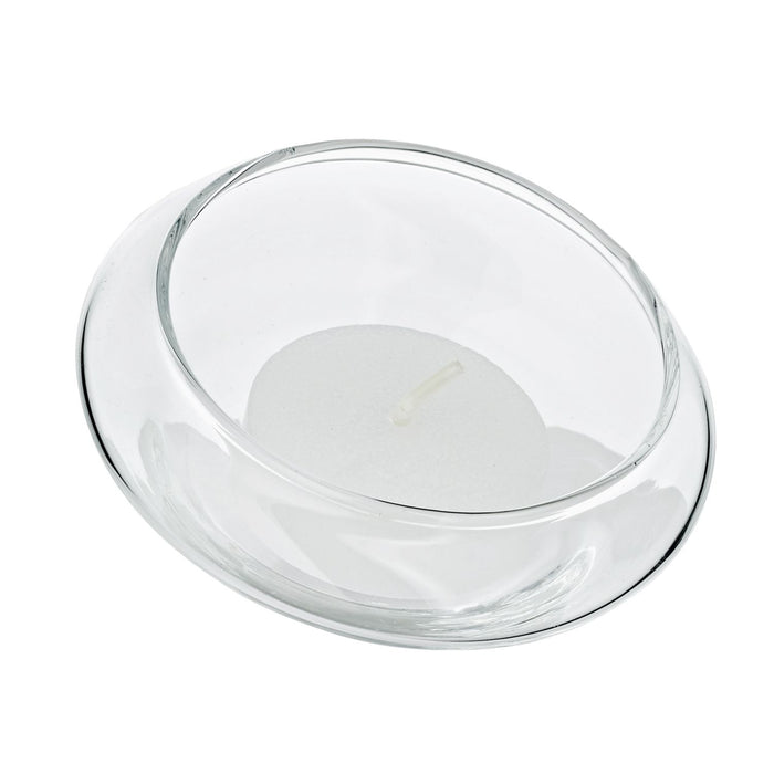 EDZARD Schwimm-Teelichthalter Iris 4er Satz H 4 cm