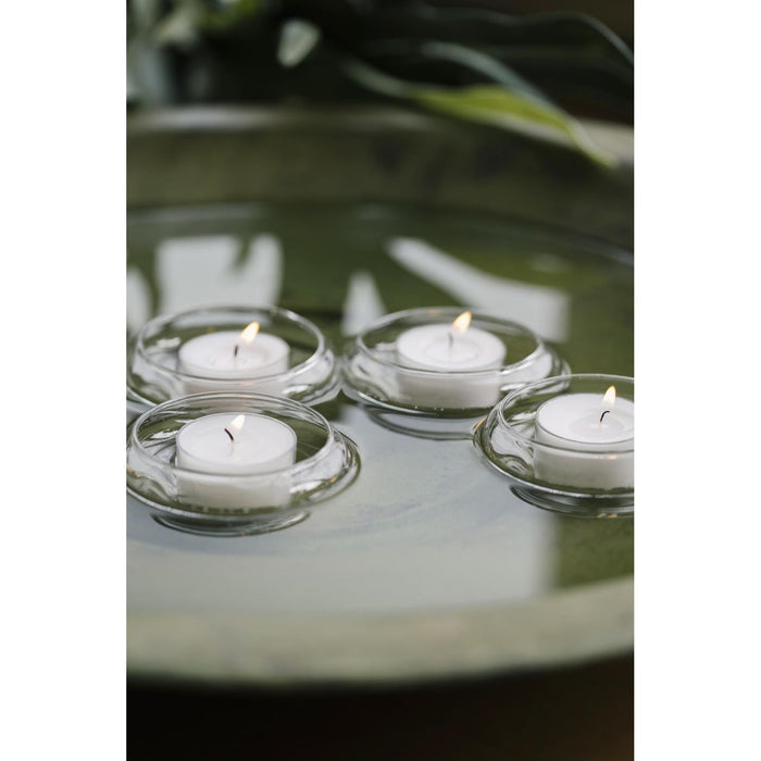 EDZARD Schwimm-Teelichthalter Iris 4er Satz H 4 cm